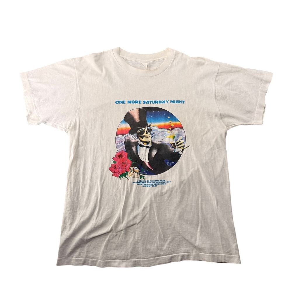 Vintage 90s Grateful Dead One More Saturday Night Single Stitch Shirt Men's XL